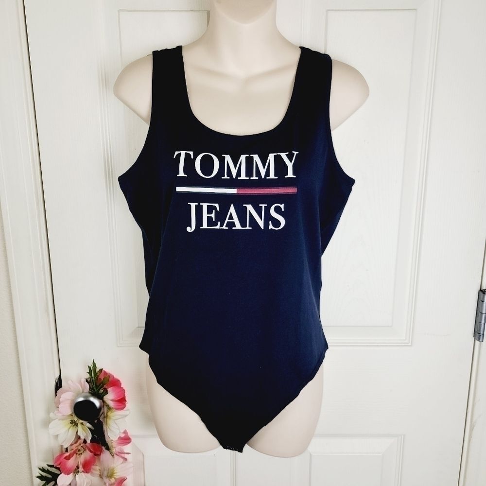 Tommy Jeans Hilfiger NWT navy blue bodysuit medium